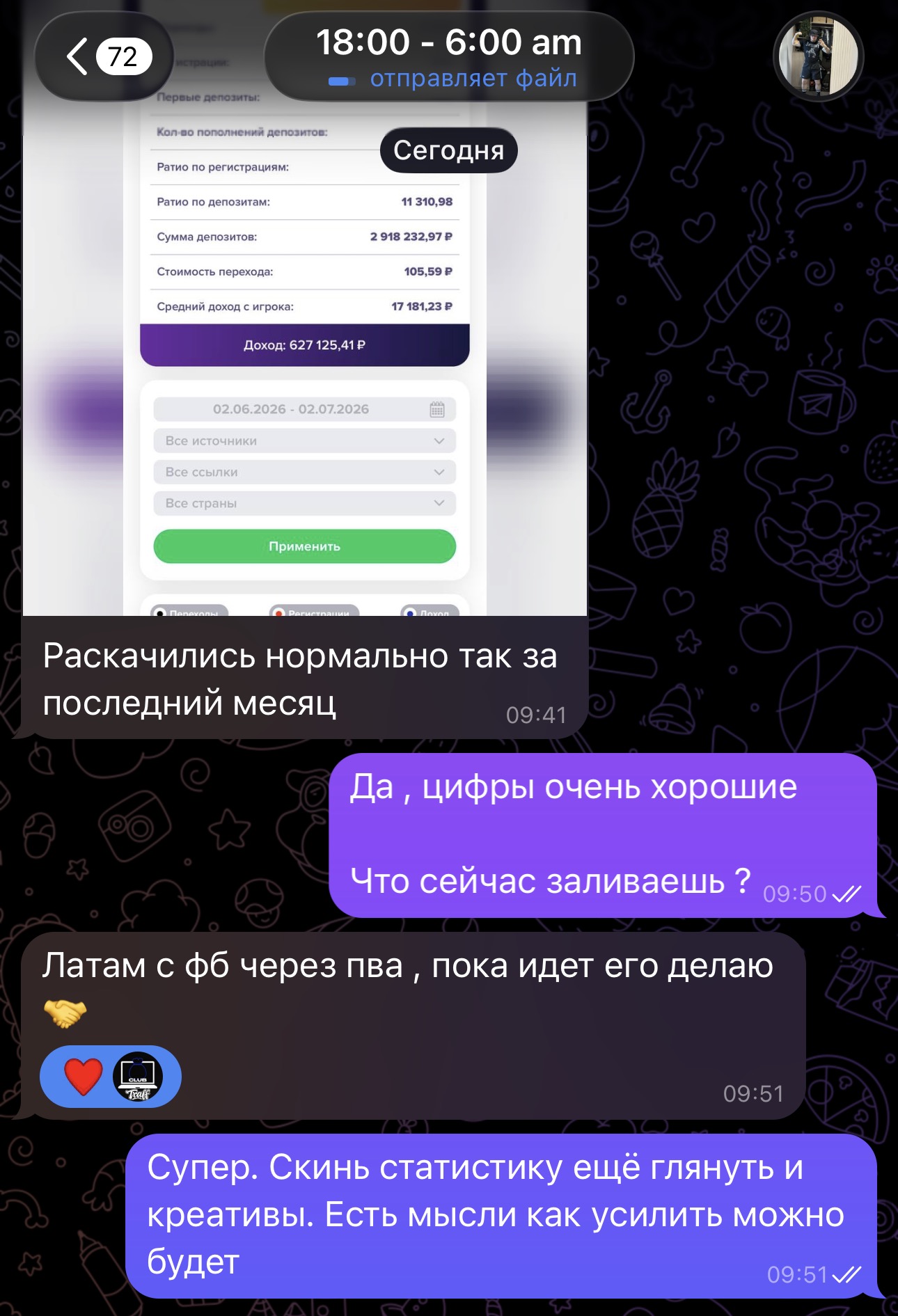 Отзыв участника